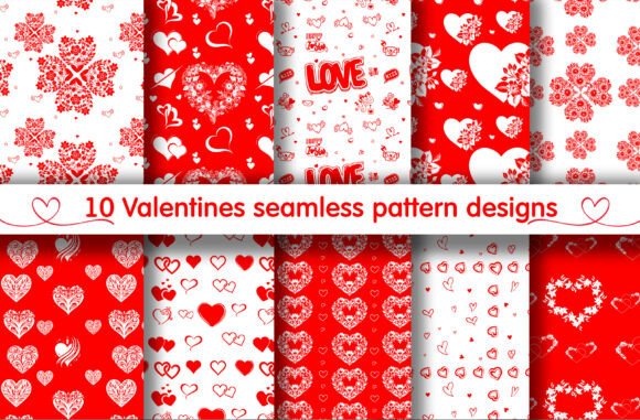 Cute Valentine’s Seamless Pattern Bundle Review