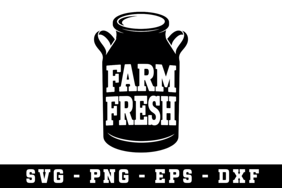Farm Fresh Product SVG Design for Crafts and Graphics Projects