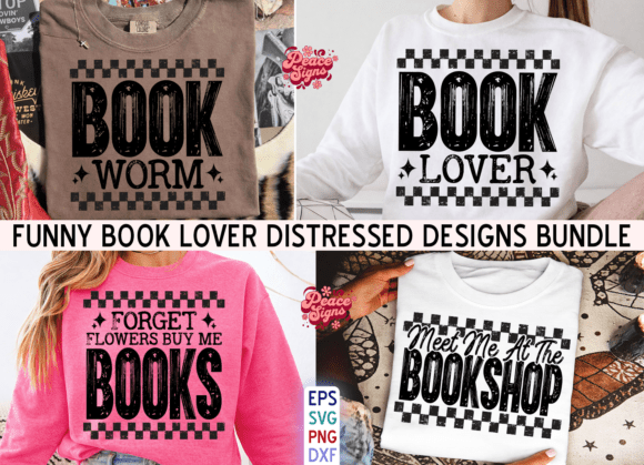 Funny Book SVG Bundle: A Versatile Graphic Design Asset for T-Shirt Designs and More