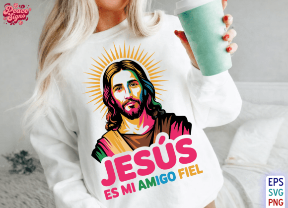 Jesús Es Mi Amigo Fiel PNG for Faith-Based Crafts and Marketing