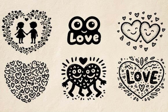 Mega Love Doodles Bundle: A Graphics Powerhouse for Editorial and Web Design
