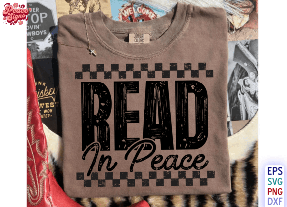 READ in PEACE SVG: A Powerful Graphic Design Asset for T-Shirt Designs