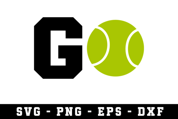Tennis Go SVG Cut File: A Versatile Graphic Design Asset for Crafts and Branding