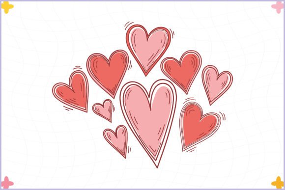 Valentines Hearts Clipart Vector PNG SVG: A Graphic Design Asset for Editorial and Web Projects