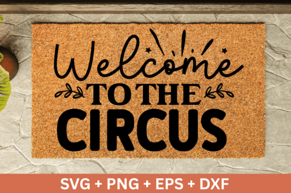 Welcome to the Circus: A Bold SVG Design for Crafts and Graphics