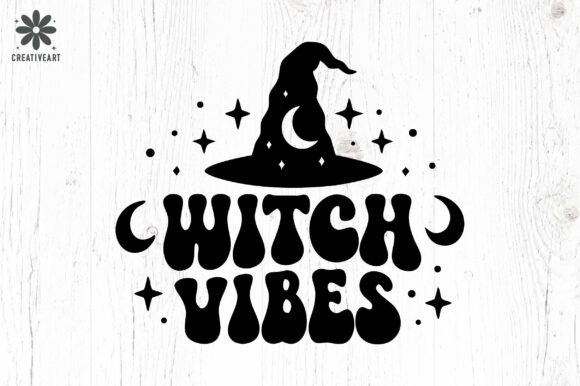 Witch Vibes Halloween SVG PNG: A Versatile Graphic Design Asset for Creative Projects